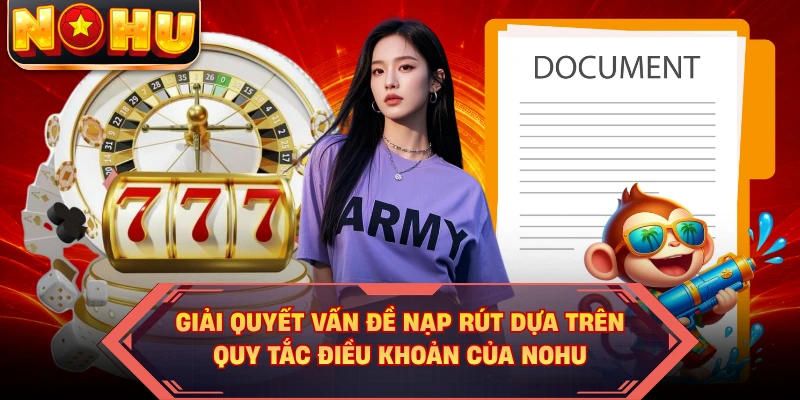 Giải quyết vấn đề nạp rút dựa trên quy tắc điều khoản của NOHU